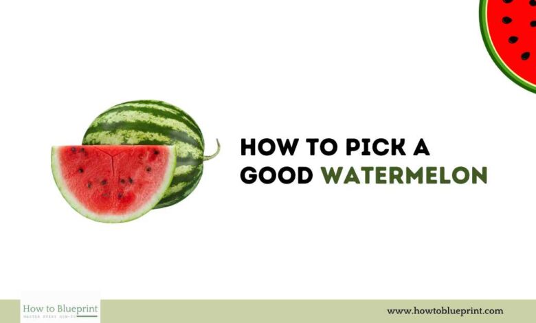 How to Pick a Good Watermelon